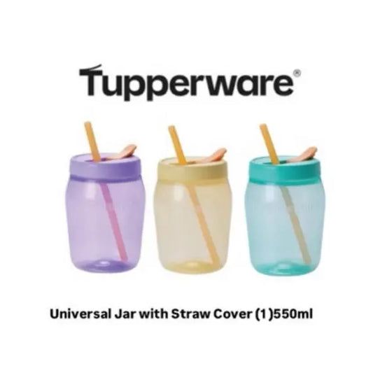 Universal Jar 550ml with straw (Instock)