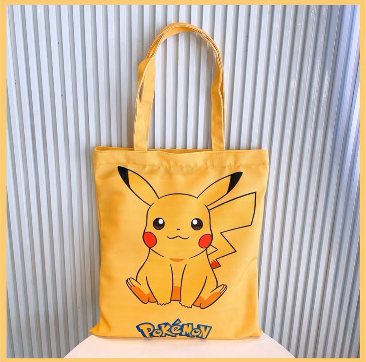 Cartoon Zipper Tote Bag (Pre-Order)