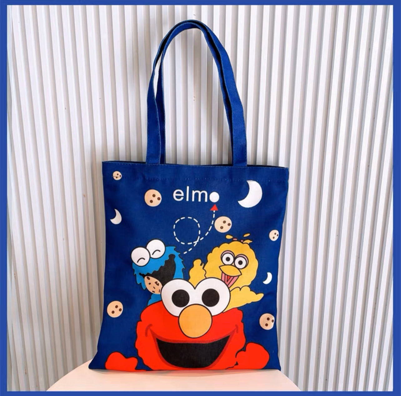 Cartoon Zipper Tote Bag (Pre-Order)