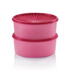 Deco canister Pink or Red 1.5L Set of 2 (Instock)