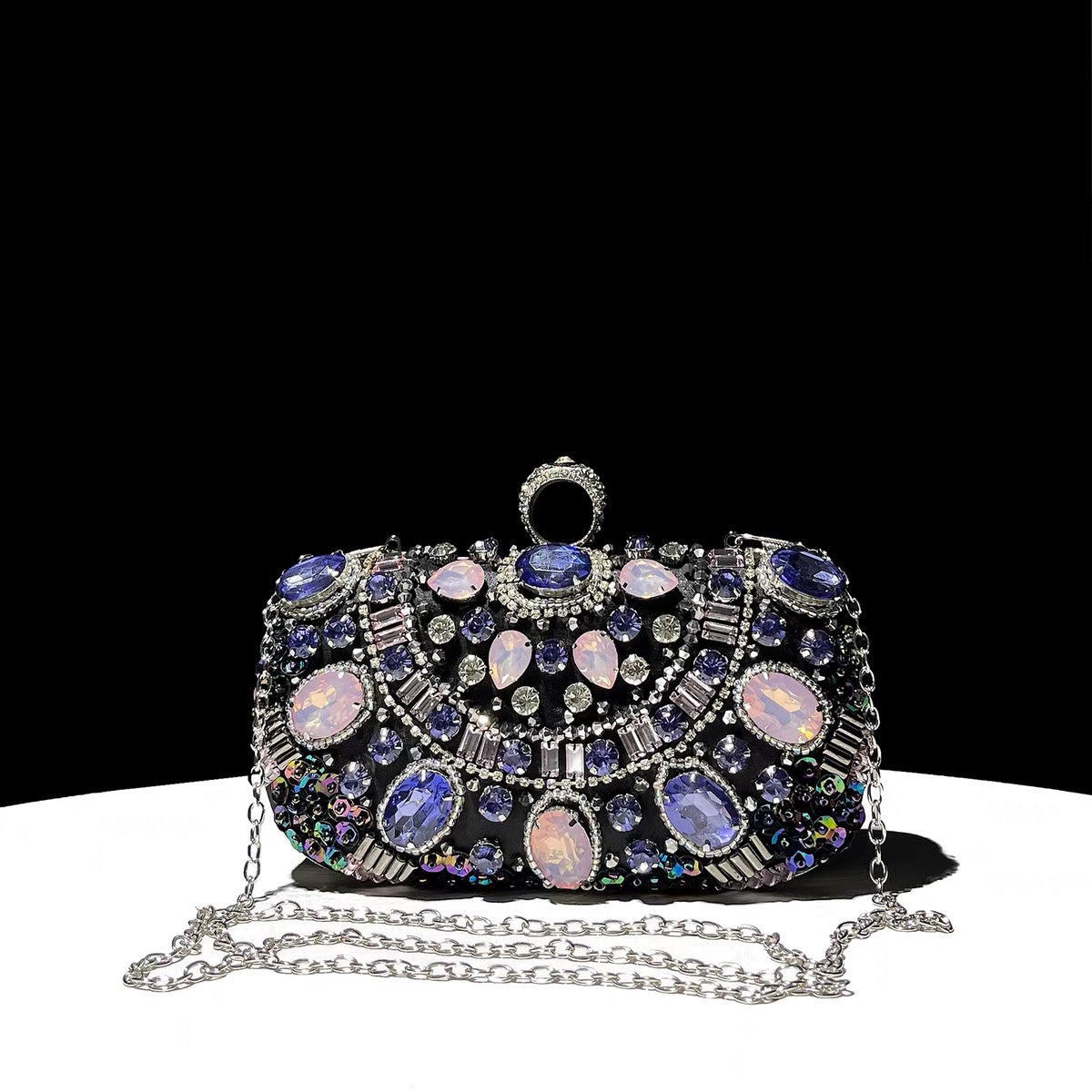 Black gem handbag Pre Order