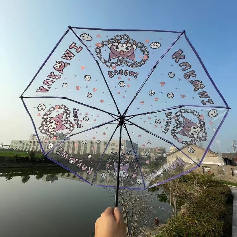 Auto Foldable Transparent Character Umbrella (Pre Order)