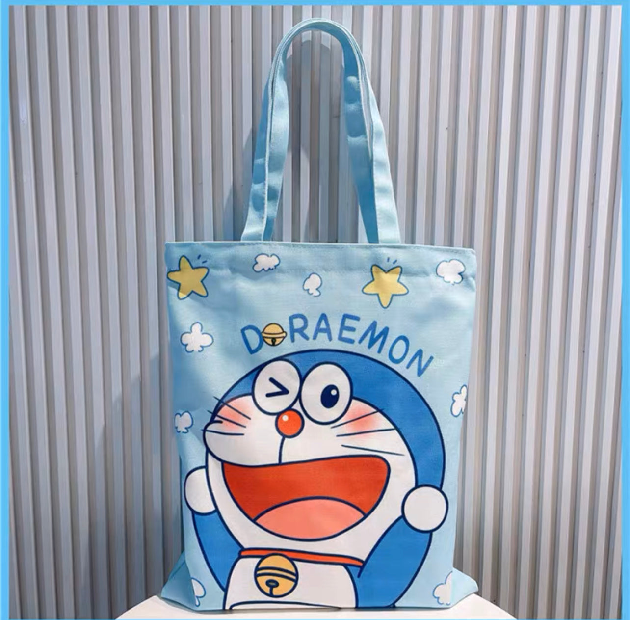 Cartoon Zipper Tote Bag (Pre-Order)