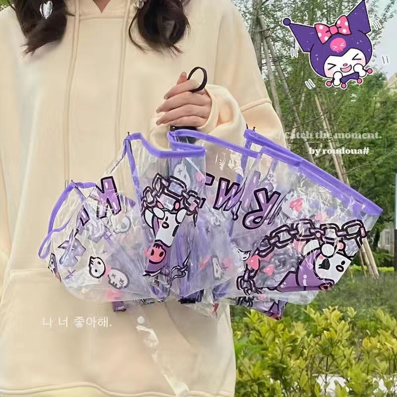 Auto Foldable Transparent Character Umbrella (Pre Order)