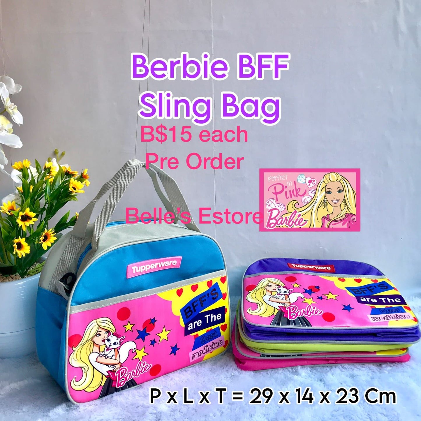 Barbie Lunch Zipped Bag (Pre-Order)