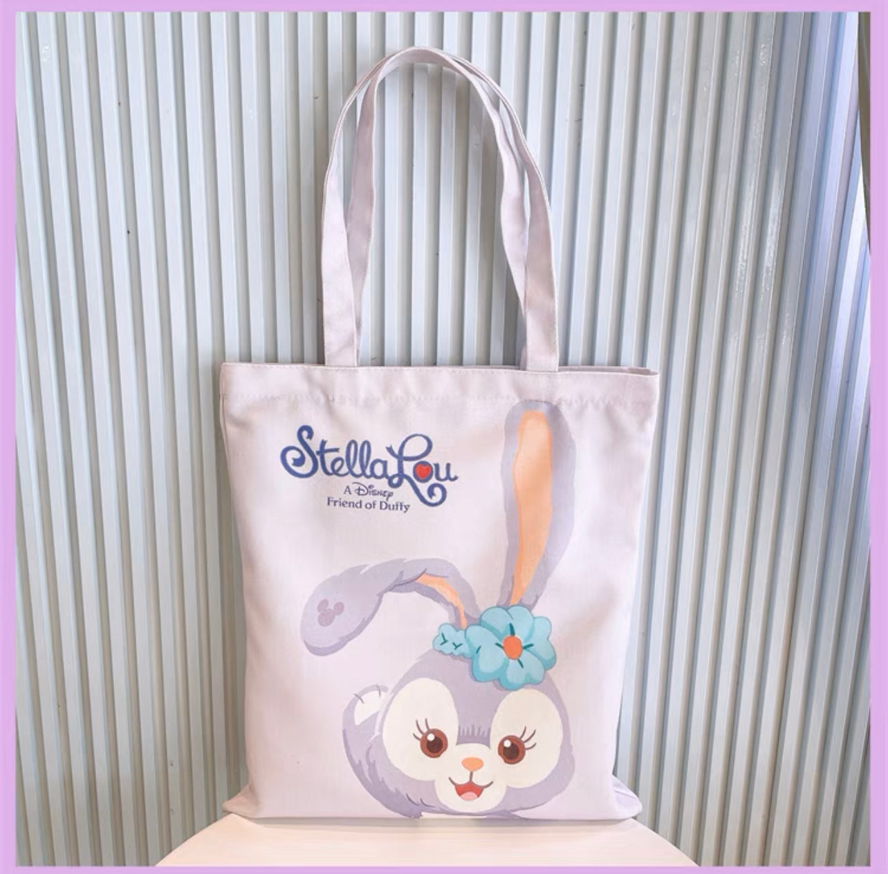 Cartoon Zipper Tote Bag (Pre-Order)