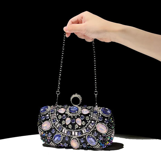 Black gem handbag Pre Order