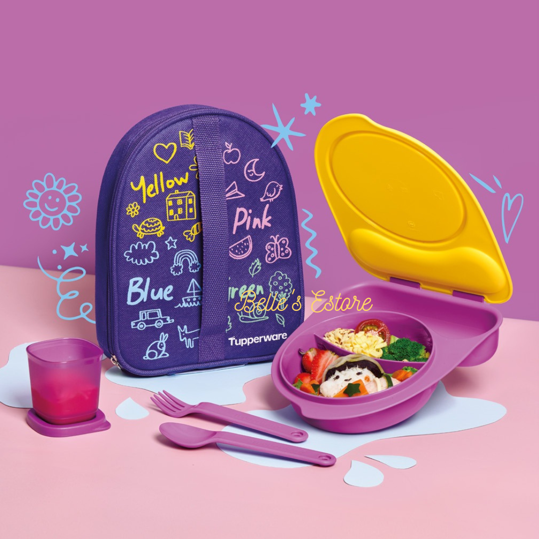 Kiddos Colors Lunch Set Purple (Pre-Order)