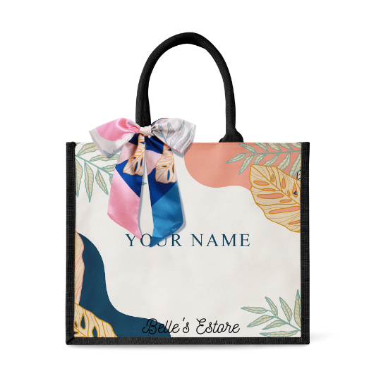 Personalized Charlotte Summer Series Large/Small/Mini Tote Bag (Pre-Order)