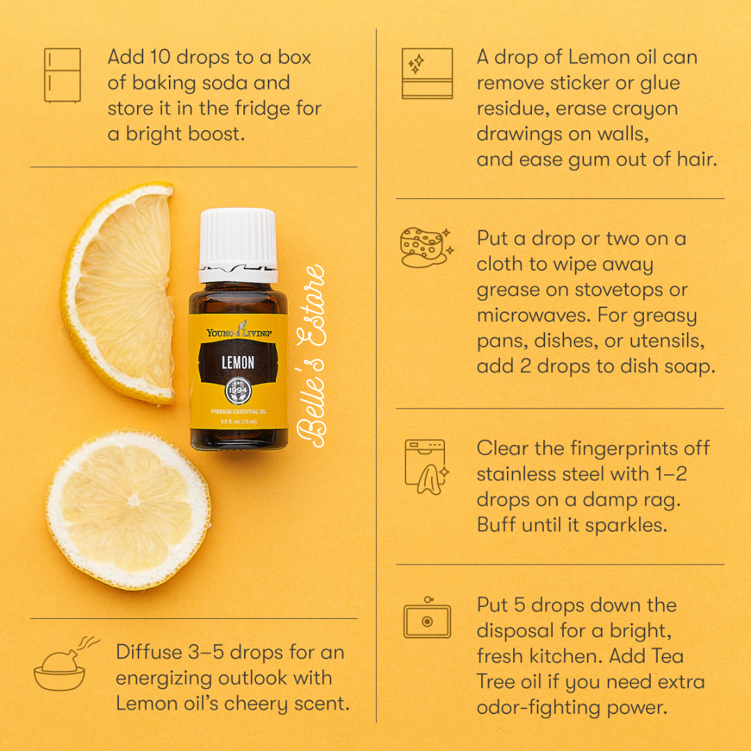 Lemon Essential Oil 15 ml (Instock)