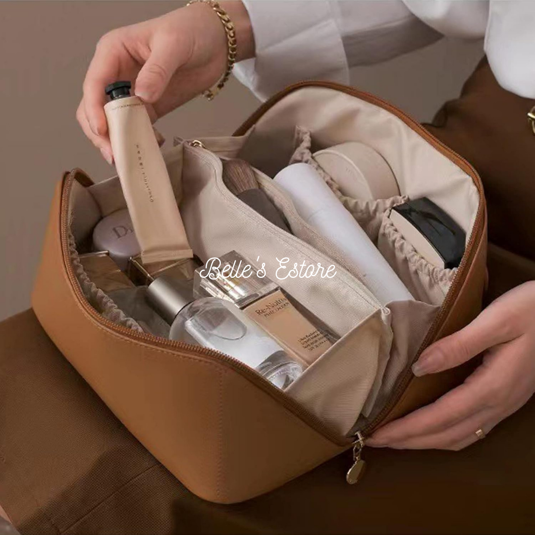 Leather Makeup Bag (Pre-Order)