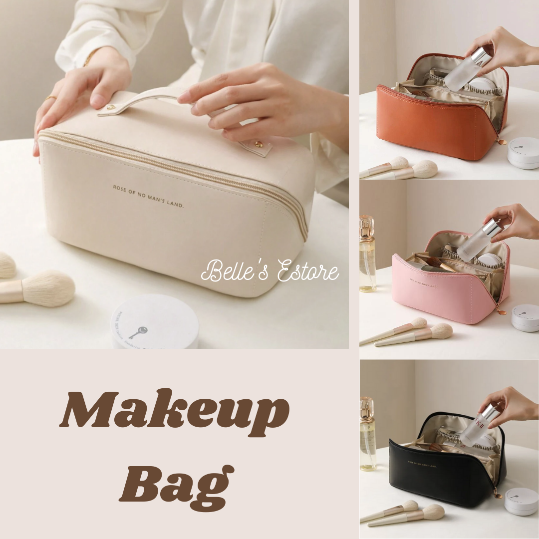 Leather Makeup Bag (Pre-Order)