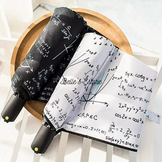 Automatic Foldable Umbrella Printed Mathematics Series (Pre-Order)