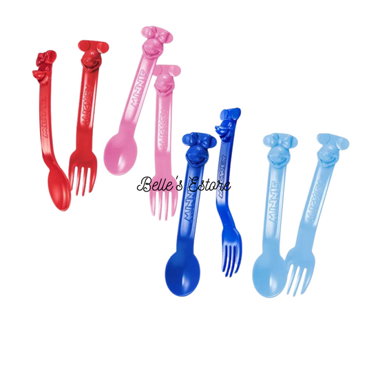 Disney Mickey Minnie Cutlery Set (Instock)