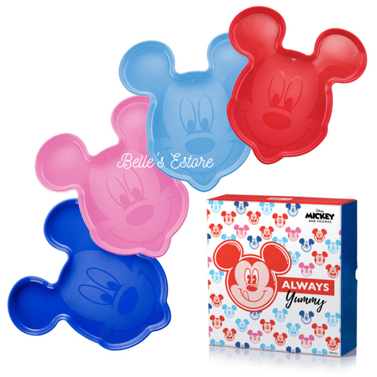 Mickey Plates (4) Gift Box Set (Instock)