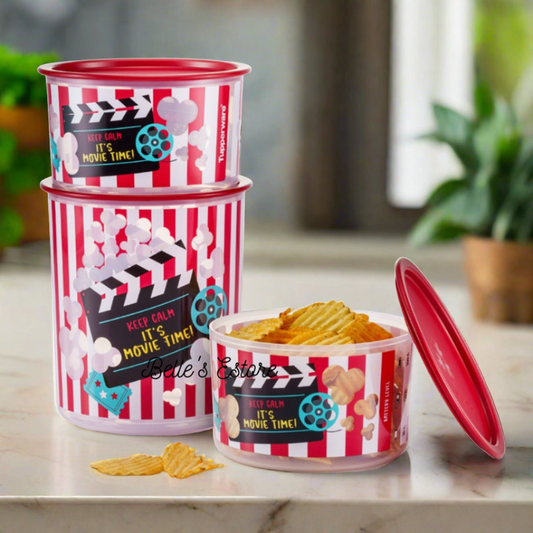 Movie Snack One Touch Canister Set of 3 (Instock)