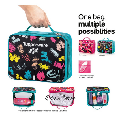 Pink Multi-Funki Lunch Bag Set (Instock)