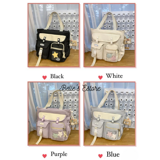 Cute Pastel Colored Shoulder Bag (Pre-Order)