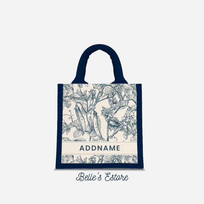 Personalized RINDU Series Large/Small/Lunch/Mini Jute Bags (Pre-Order)