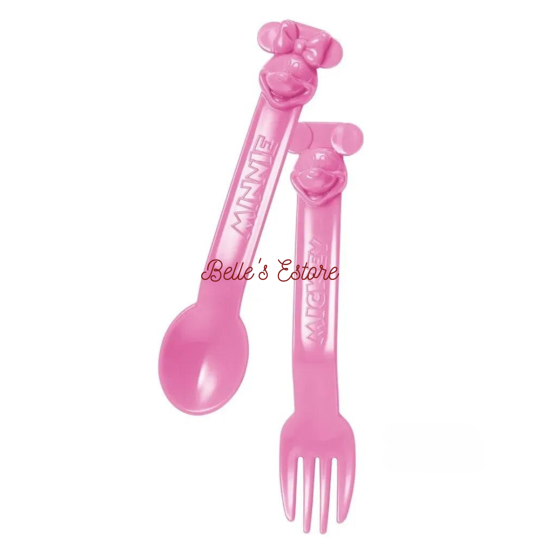 Disney Mickey Minnie Cutlery Set (Instock)