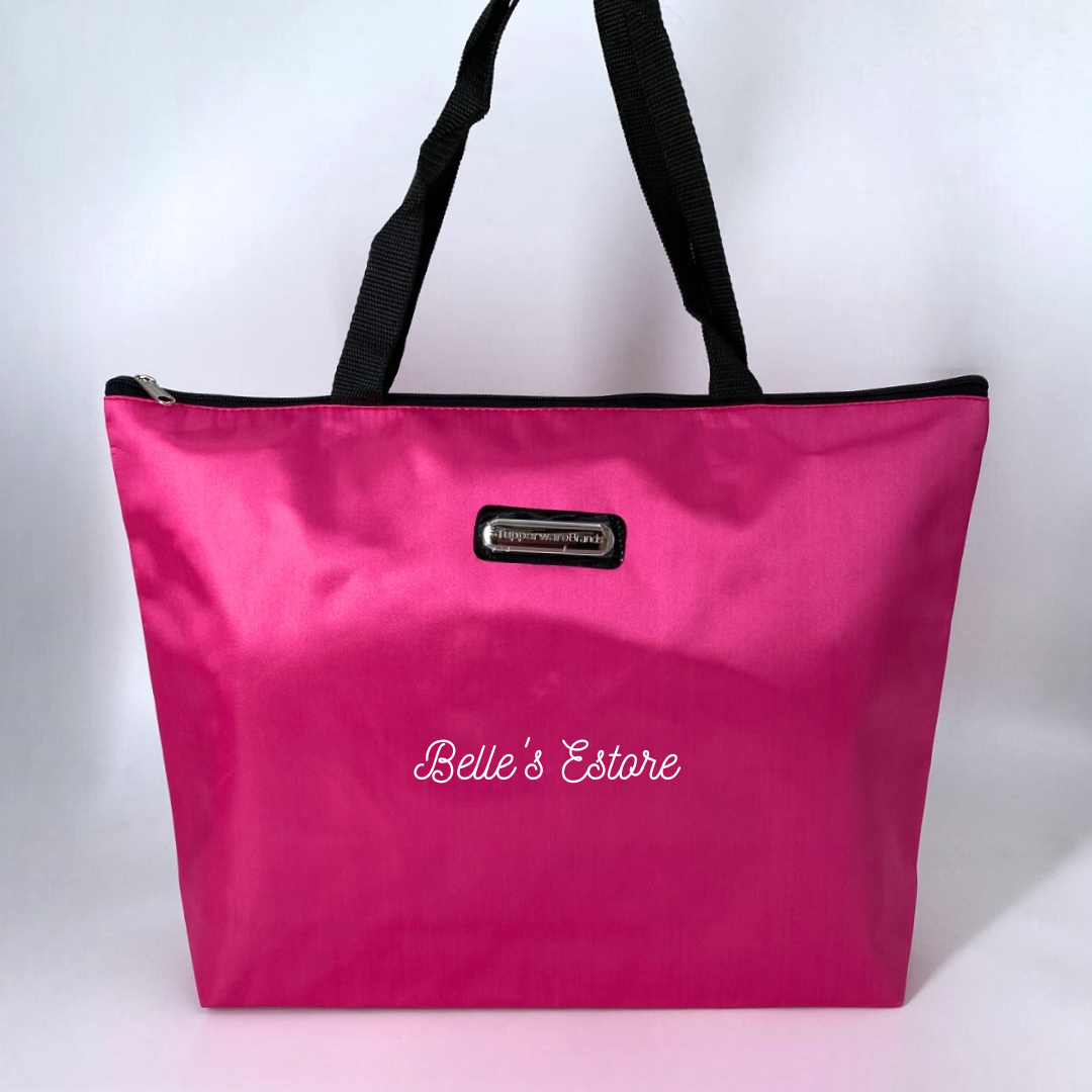 Blue-Black or Pink Tupperware Tote Bag (Instock)