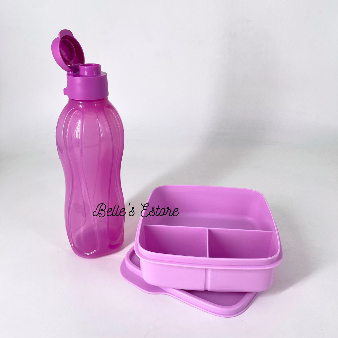 Pink Lollitup Divided Lunch Set (Instock)