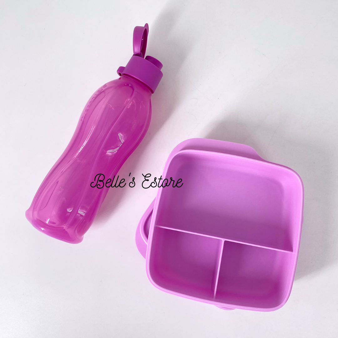 Pink Lollitup Divided Lunch Set (Instock)