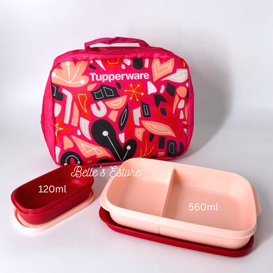 Pink Multi-Funki Lunch Bag Set (Instock)