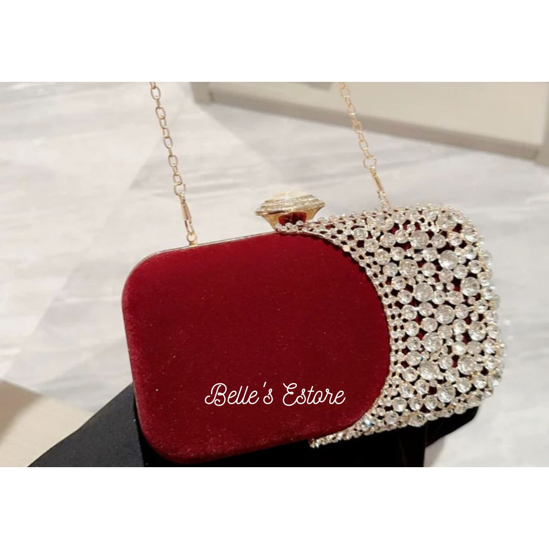 Crystal Beads Pouch with Detachable Sling (Pre-Order)