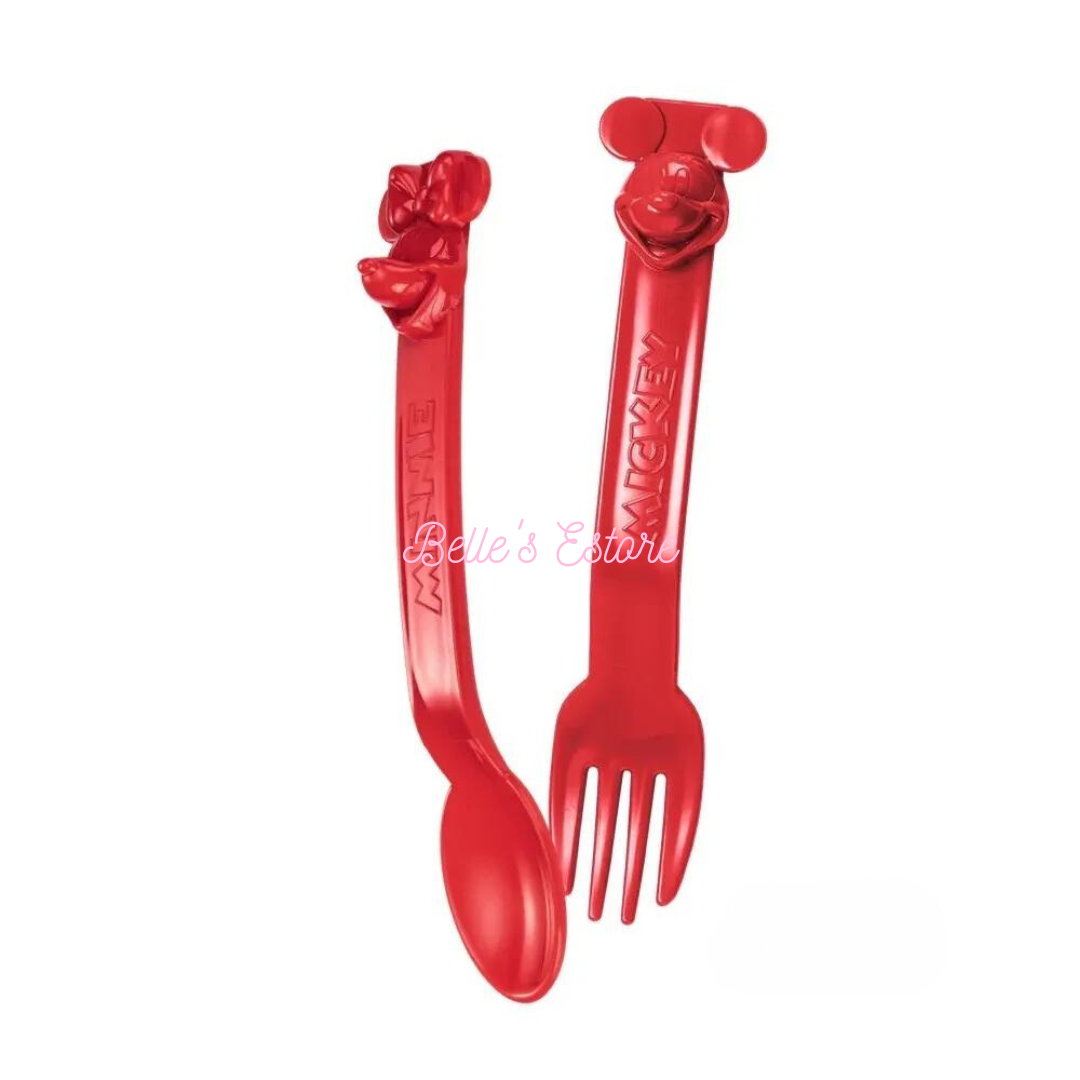 Disney Mickey Minnie Cutlery Set (Instock)