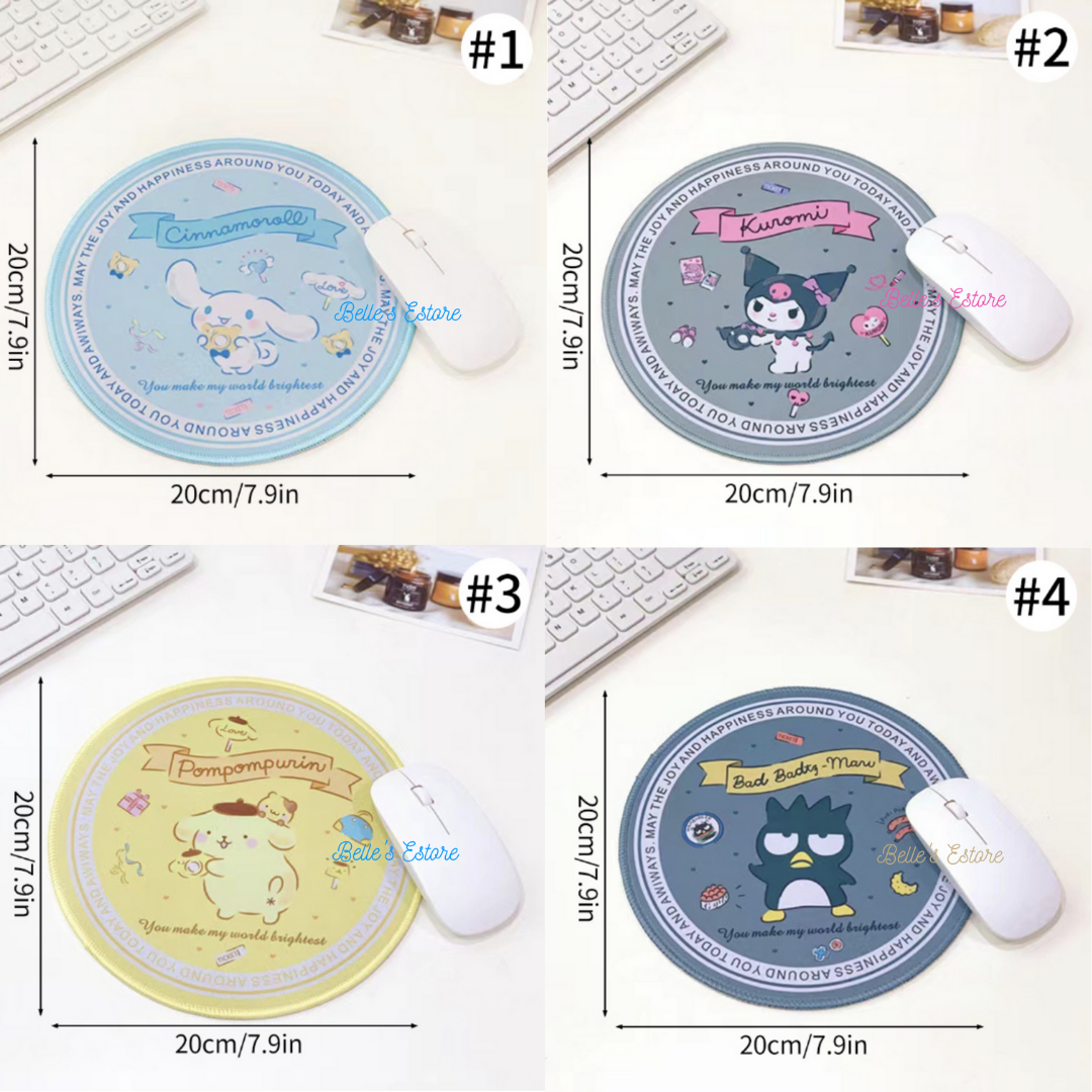 Cute Cartoon Mousepad (Pre-Order)