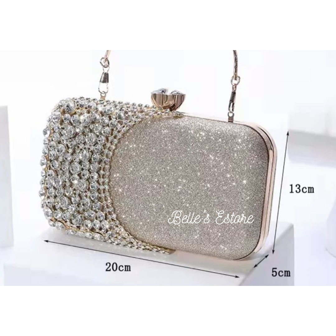 Crystal Beads Pouch with Detachable Sling (Pre-Order)