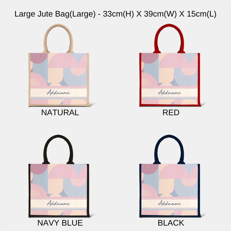 Personalized Large Jute Bag (Pre-Order)