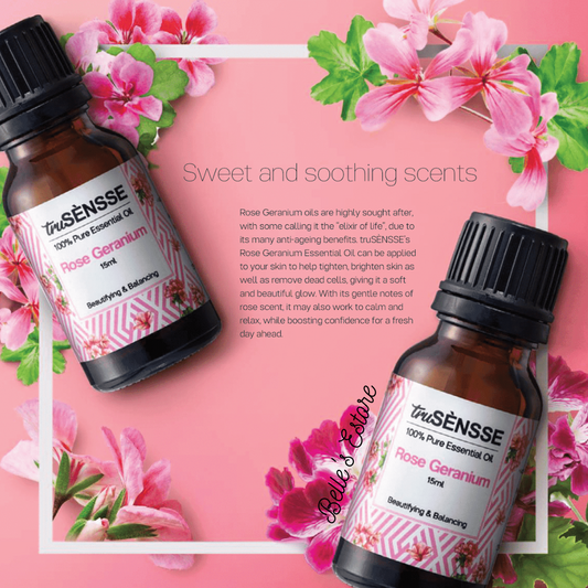 truSÈNSSE Rose Geranium Essential Oil 15 ml (Instock)