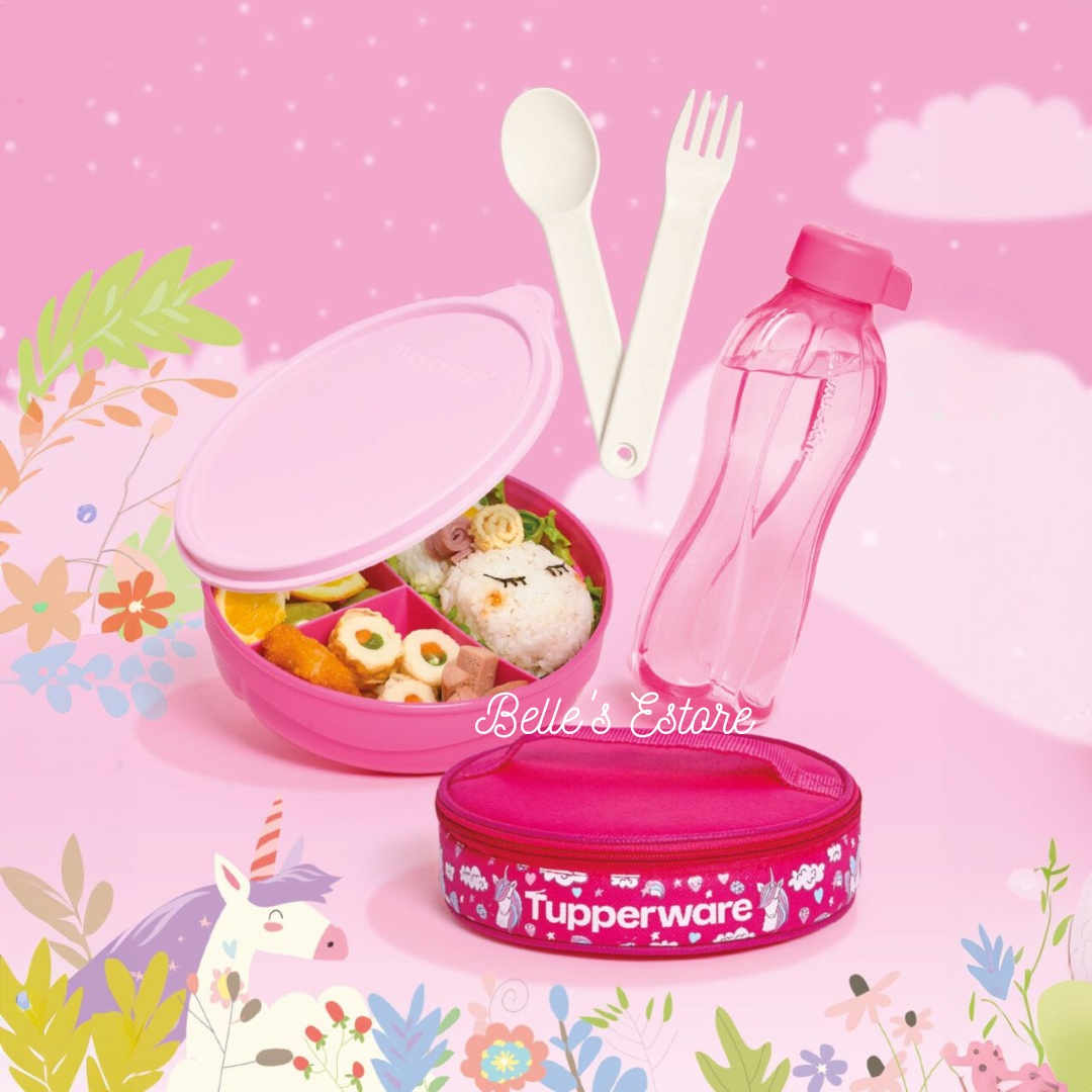 Unicorn Lunch Set Pink (Pre-Order)