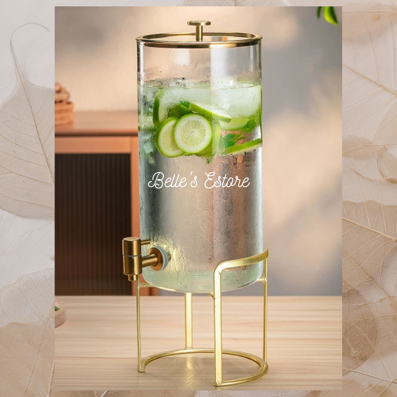 Glass Water Dispenser with Stand (Pre-Order)