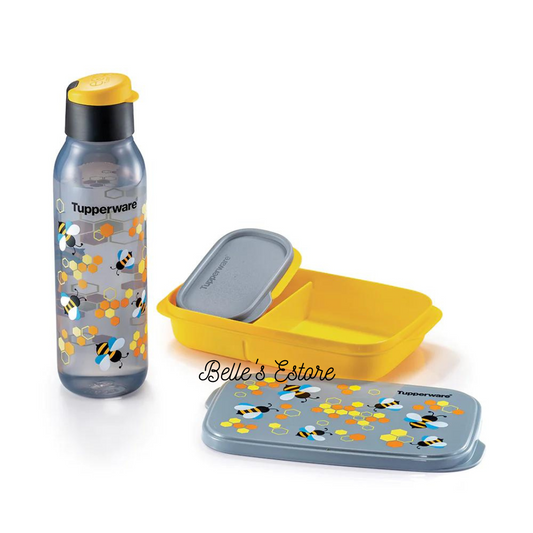 Whimsical Garden Lunch Set Yellow (Instock)