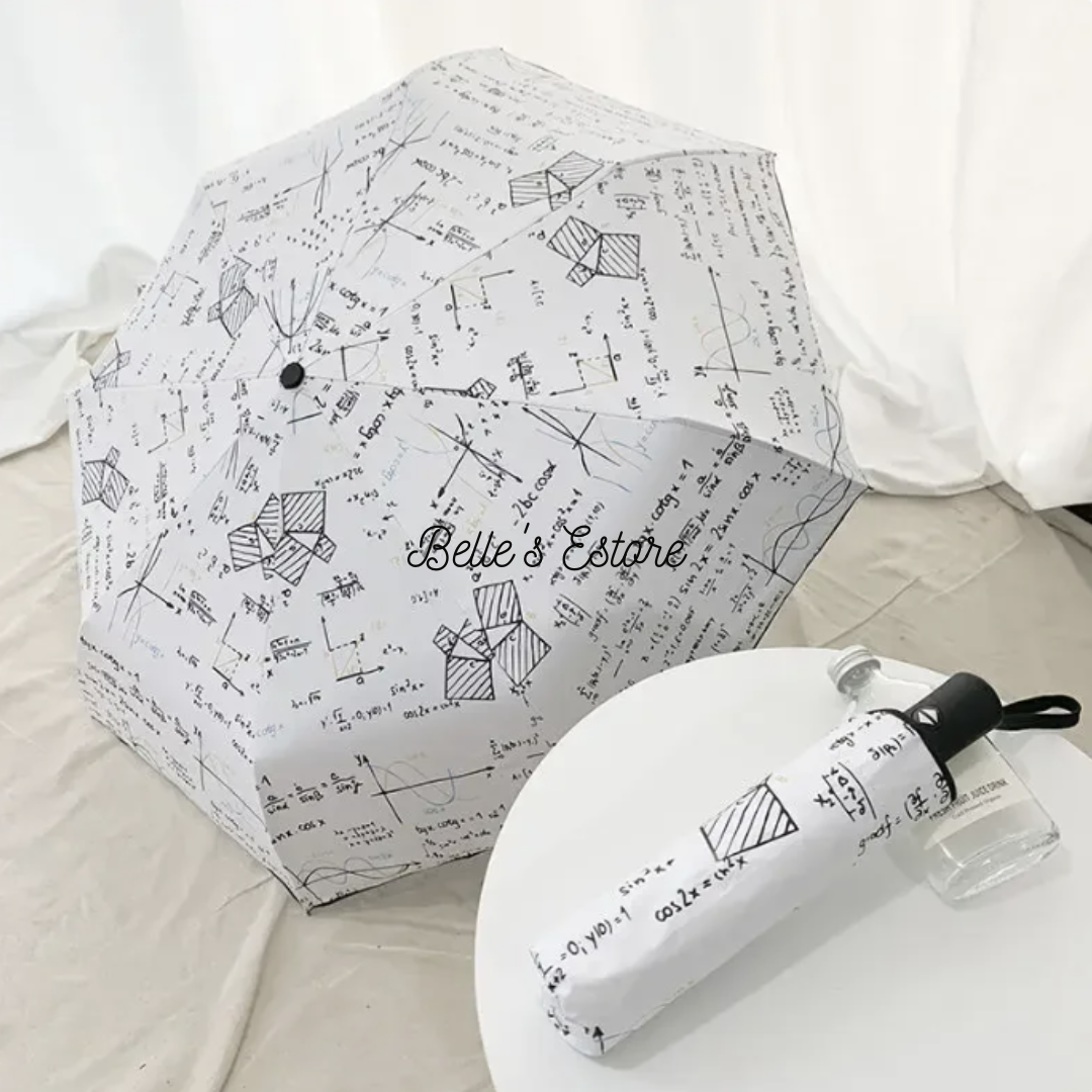 Automatic Foldable Umbrella Printed Mathematics Series (Pre-Order)