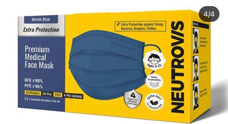 Neutrovis Adult masks set of 50 (Pre order)