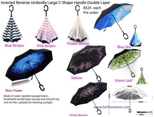 Inverted reverse Umbrella ☂ (Pre Order)