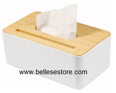 Japanese Style Bamboo Wood Cover Tissue Box (Pre-Order)