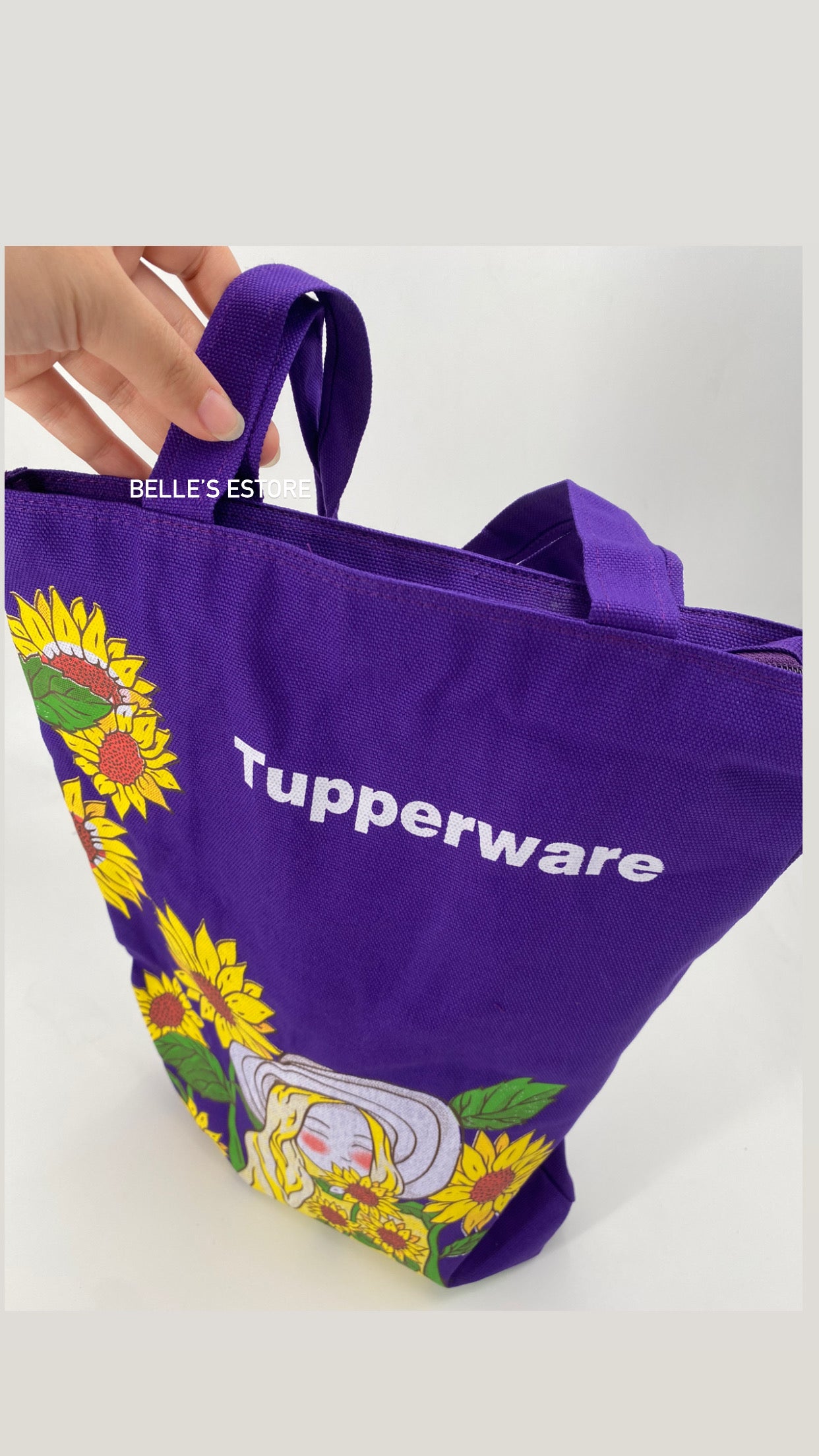 Tupperware Purple Sunflower 🌻 Bag (Instock)