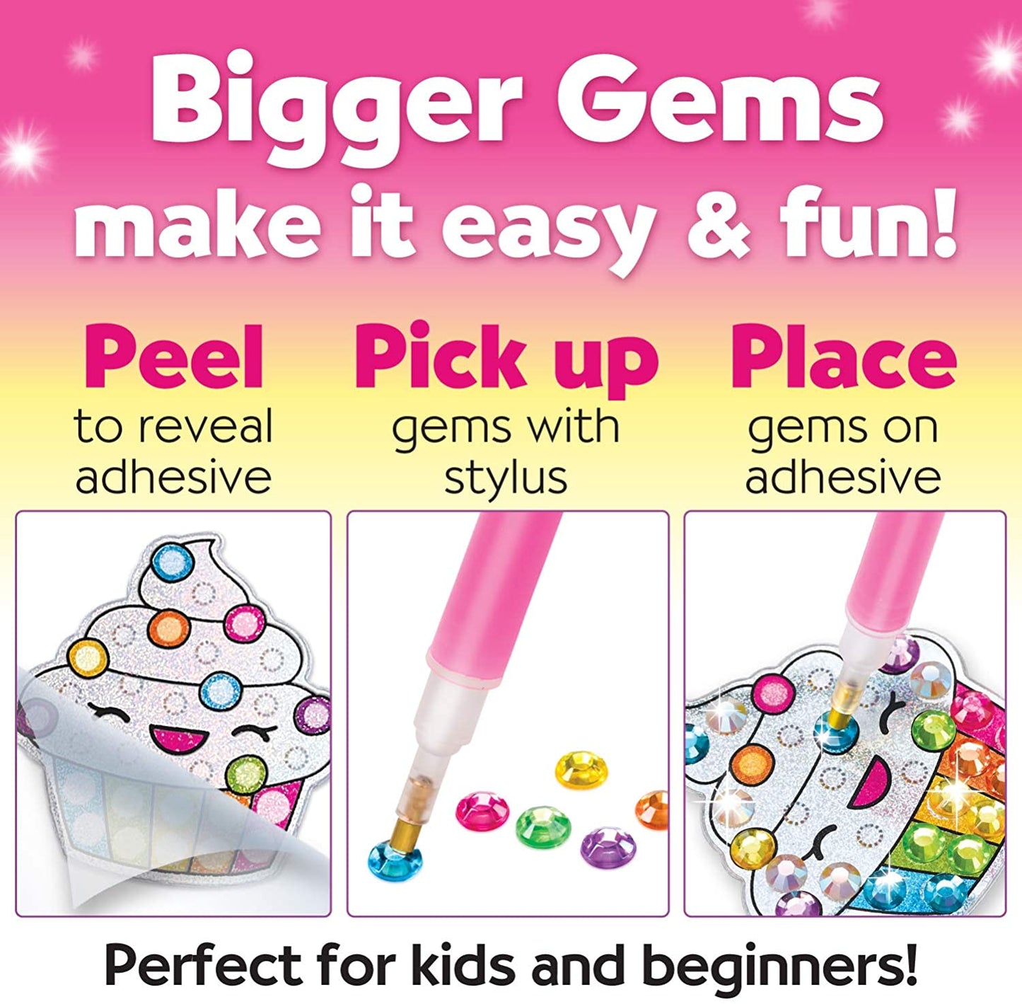 Creativity for Kids Big Gem Diamond Painting Kit - SWEETS