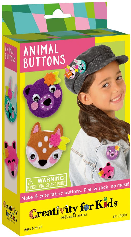 Creativity for Kids Animal Buttons