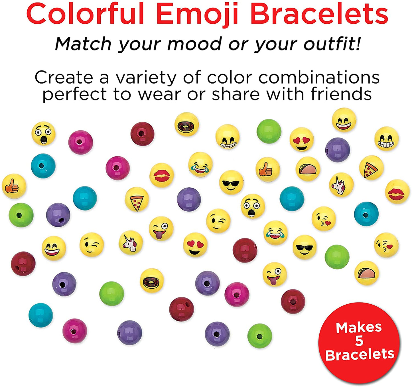 Creativity for Kids Emoji Bracelets