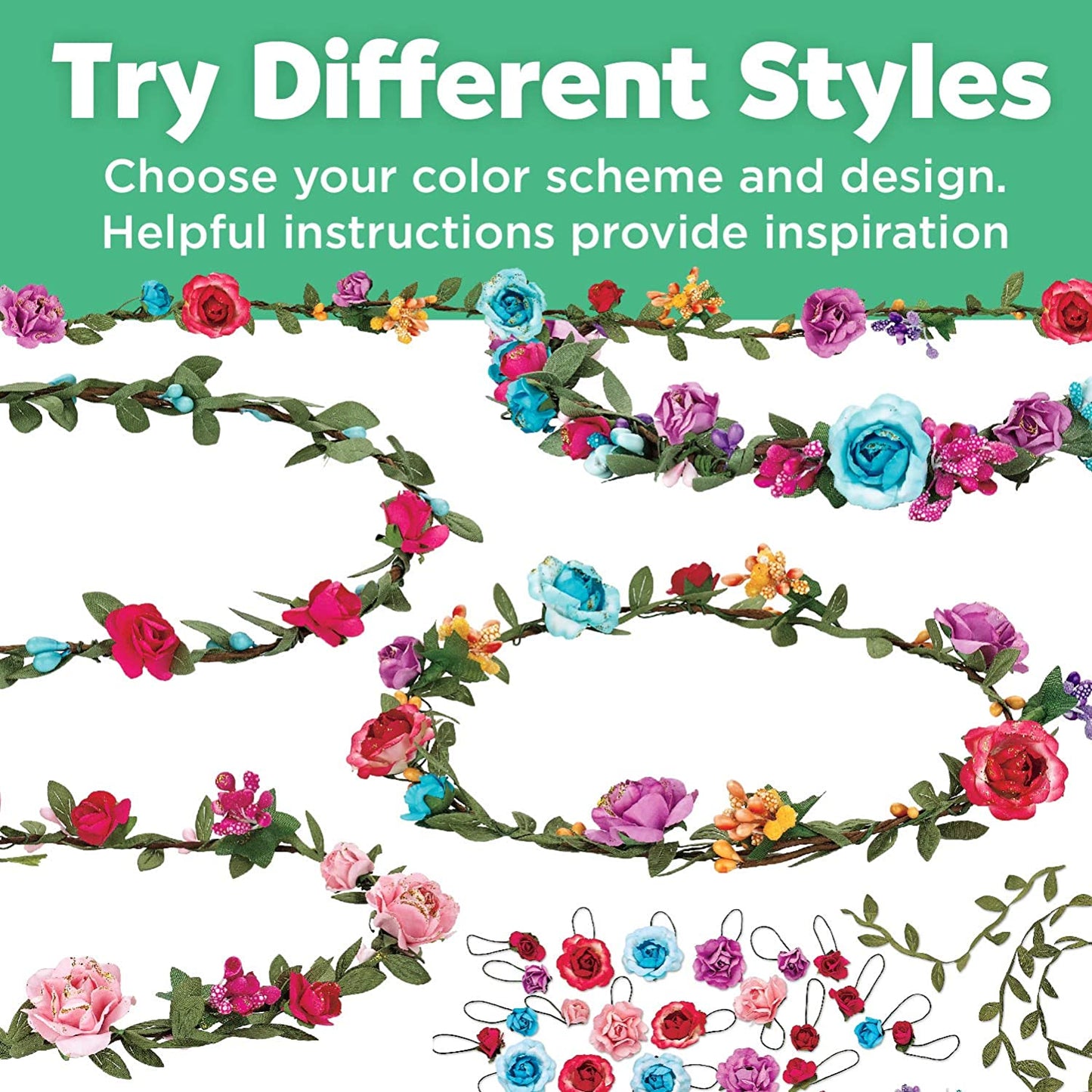 Creativity for Kids Flower Crowns Craft Kit