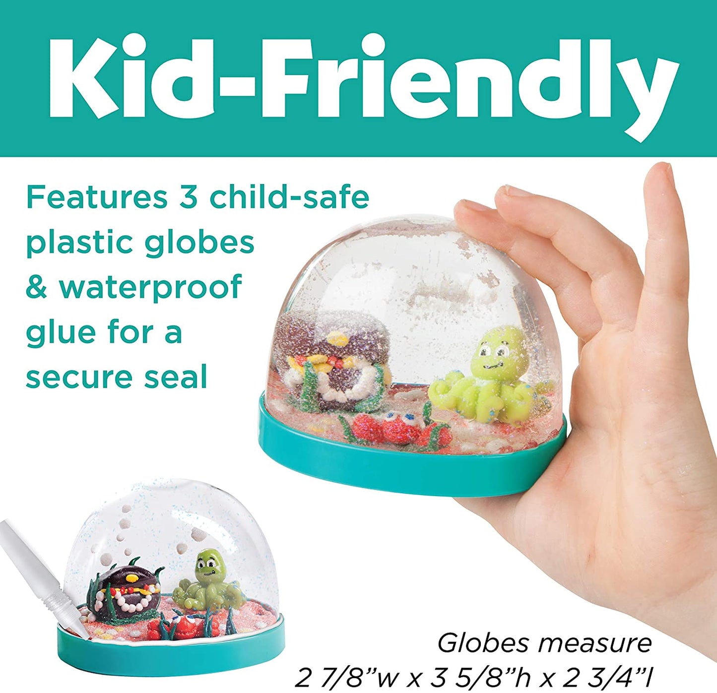 Creativity for Kids Make Your Own Water Globes - Under the Sea Snow Globes