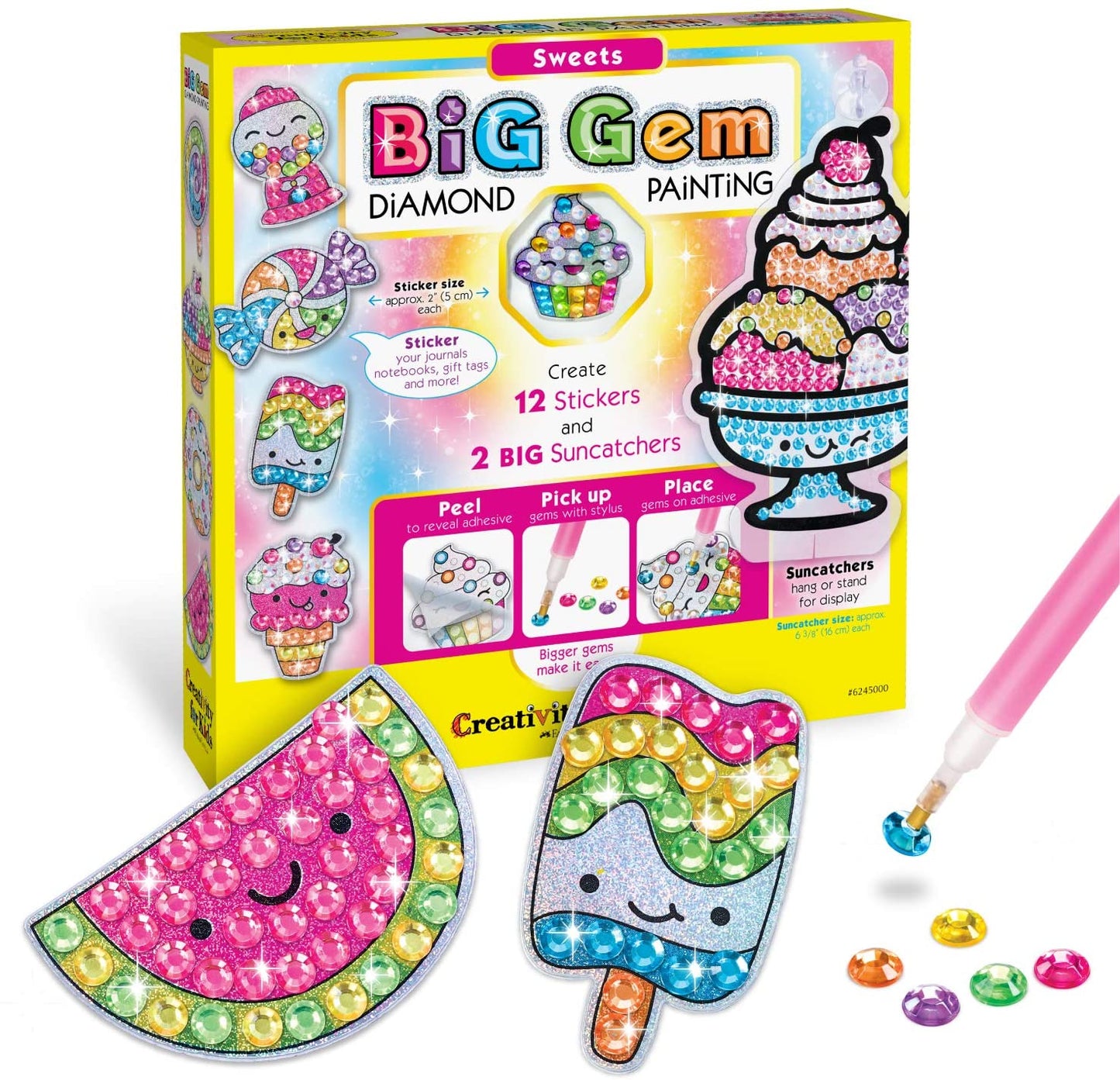 Creativity for Kids Big Gem Diamond Painting Kit - SWEETS