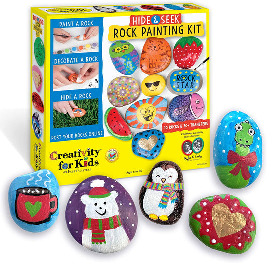 Creativity for Kids Hide & Seek Rock Painting Kit