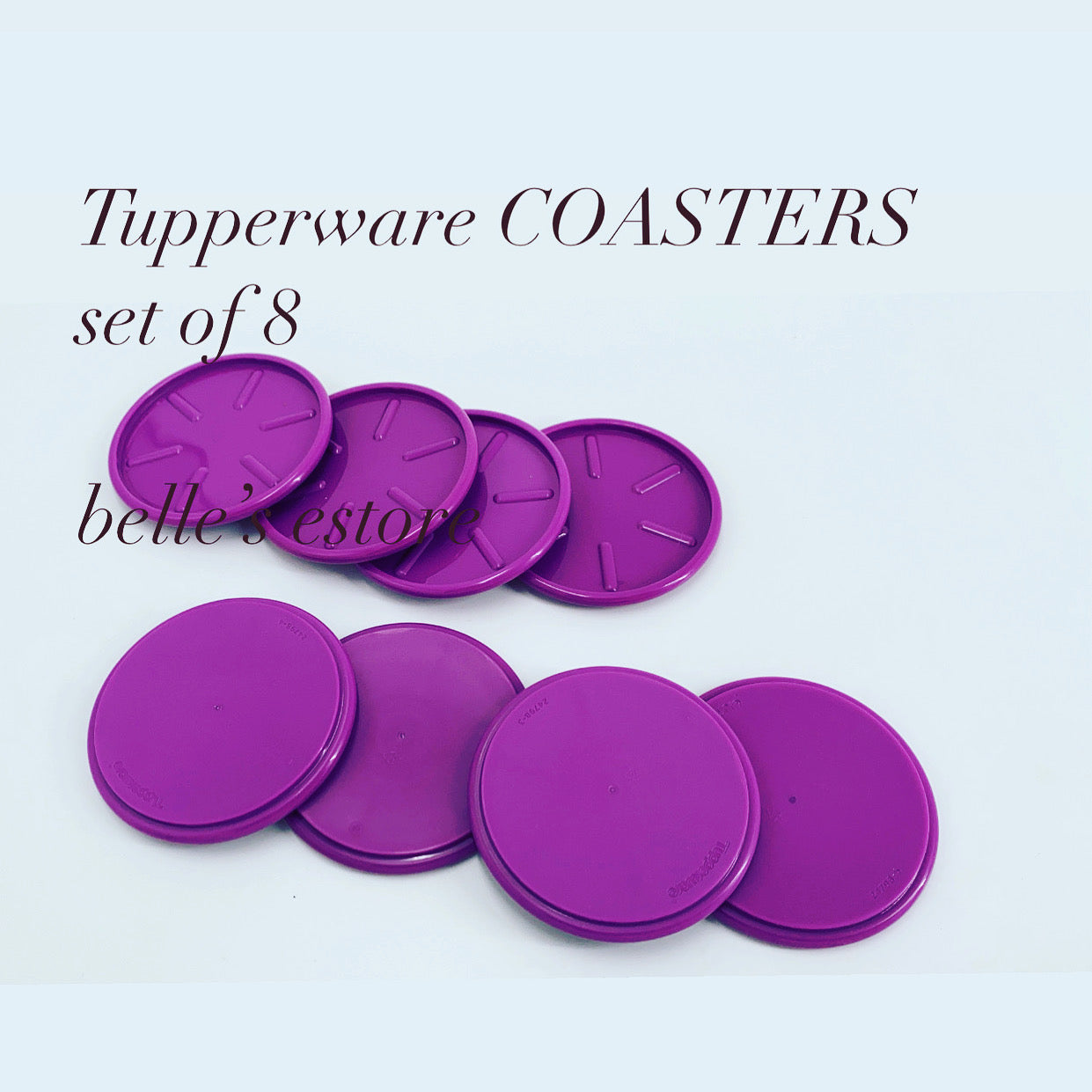 Coaster set of 8 (Instock)